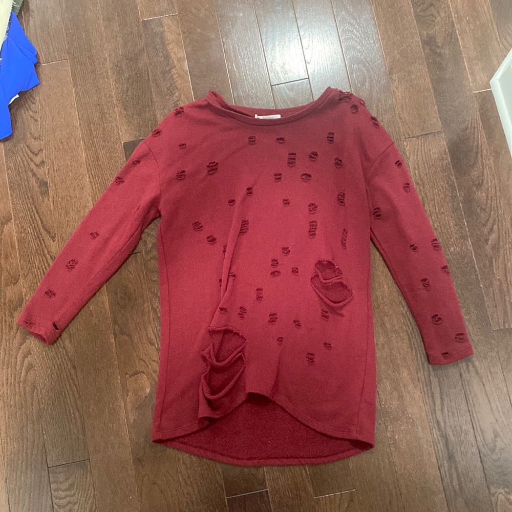 ActiveUSA Red Long Sleeve Shirt